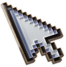 3D Enamel Cursor Pin